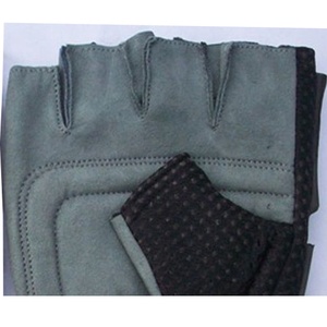 Gants de cyclisme en cuir demi-doigts respirants antidérapants légers unisexes pour usage extérieur, cyclisme et ski - Product Image 4