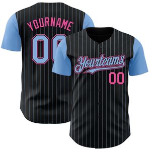 Uniforme de Béisbol Personalizado, Jersey 100% Poliéster, Impresión por Transferencia de Calor, Transpirable, Manga Corta, Cuello Redondo, Unisex, para Adultos - Product Image 3