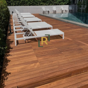 Plancher de terrasse extérieur en bois Iroko - Product Image 2