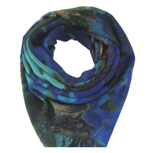 Luxury <b>Wool</b> Screen Printed Salvage Shawls for Women and Men 100% Pure <b>Wool</b> Soft Warm Ethnic Winter Fashion Wrap Scarf Handmade - Product Image 3