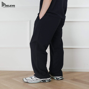 กางเกงวอร์มเทอร์รี่ผ้าฝ้าย 100% เนื้อหนา – กางเกงขากว้างป้องกันการเป็นขุยพร้อมเอวยางยืด รับผลิตตามแบบ OEM - Product Image 4