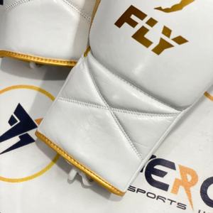 Gants de MMA au design le plus récent, logo personnalisé OEM/ODM, ensemble de sparring de boxe professionnel pour hommes, cuir véritable, évacuation de l'humidité, à lacets - Product Image 5