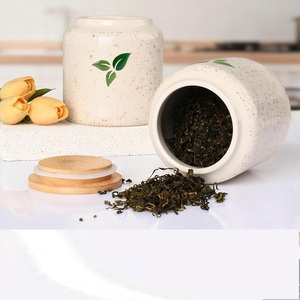 Nature Inspired <b>Storage</b> Canister Speckled Finish Airtight Bamboo Lid Stylish Kitchen Organizer Fresh Countertop <b>Storage</b> - Product Image 3