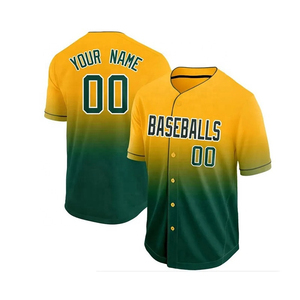 TriPro Sports - Camiseta de Béisbol de Alta Calidad 100% Poliéster, Diseño Personalizado, Uniforme de Béisbol Antibacteriano de Manga Corta - Product Image 1