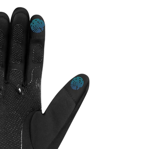 Gants de compression tactiles personnalisés pour écran tactile, avec paume en silicone antidérapante et doublure élastique chaude, pour smartphone, course à pied et conduite - Product Image 5