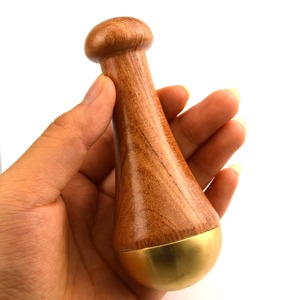 Handheld Kansa Wands Brass Gua Sha Massage Stick Spa <b>Tool</b> Massager <b>Skin</b> <b>Care</b> Treatment Facial Foot Treatment - Product Image 6
