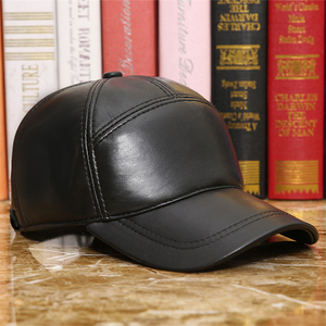 Gorra de Béisbol Unisex H617 de Piel de Oveja Genuina, Transpirable, Impermeable, Ajustable, para Invierno, Deporte, Ocio y Moda - Product Image 2