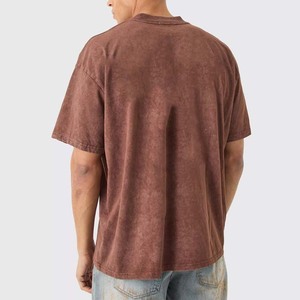 Fabricante de Ropa, Camisetas Personalizadas para Hombre, Camisetas de Talla Grande, Camisetas con Lavado Ácido, Camisetas Lisas de Algodón 100% de Gran Gramaje, Talla Grande - Product Image 2