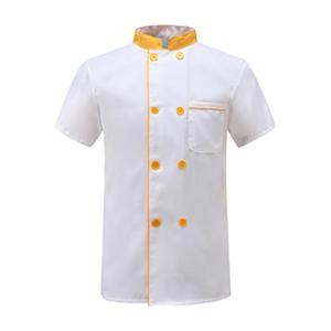 Uniforme de chef de haute qualité respirant en polyester/coton pour restaurant, hôtel, vente en gros personnalisée, vêtements de chef unisexes à manches longues - Product Image 3
