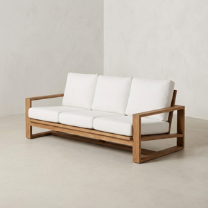 Living Room <b>Sofas</b> Custom Teak Wood <b>Sofa</b> Factory Low Profile Residential 3 Seater Couch Private Label Furniture Indonesia - Product Image 6