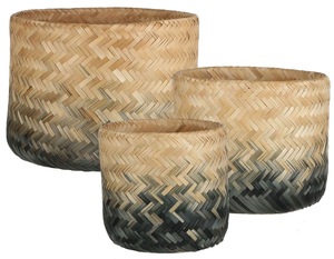 Cestas de Bambú Hechas a Mano en Vietnam, de Materiales Naturales, Alta Calidad, para Almacenamiento y Organización de Ropa, Venta al Por Mayor a Precios Bajos - Product Image 2