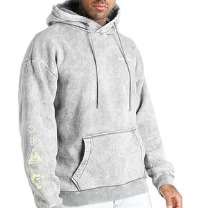 Sudadera con Capucha Premium Lavada al Ácido 2026, Estilo Urbano, OEM, Felpa de Algodón Grueso, Acabado Vintage, Tallas Grandes, MOQ Bajo, Envío Rápido de Fábrica - Product Image 1