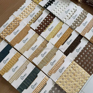 Rollo de Mimbre Natural para Reparación de Sillas, Gabinetes y Muebles, Material de Tejido Artesanal, Malla Transpirable para Decoración del Hogar y Bodas - Product Image 1