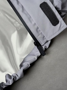 Conjunto Deportivo Gris para Hombre con Capucha, Sudadera y Pantalones con Estampado Geométrico, Ropa Deportiva Cortavientos para Otoño, Corte Holgado - Product Image 5