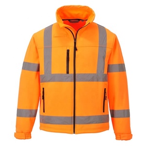 Manufacture <b>Hi</b> <b>Vis</b> Workwear Reflective Safety <b>Softshell</b> <b>Jacket</b> Best Quality and Cheap Price - Product Image 4
