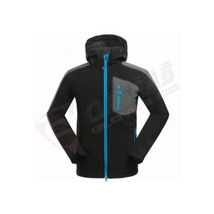 Vestes à capuche softshell personnalisées pour hommes et femmes, coupe-vent, imperméables, avec fermeture éclair et cordon de serrage, pour le sport en extérieur - Product Image 6
