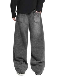 Jeans de Mezclilla Rectos para Hombre, Estilo Urbano, Cintura Media, Ecológicos, para Verano e Invierno, Venta al Por Mayor, Personalizados - Product Image 4