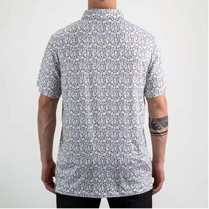 Vêtements de golf en coton grande taille pour hommes, de qualité supérieure, luxe, performance, impression par sublimation intégrale, polos de golf. - Product Image 2