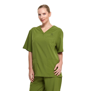 Uniformes Médicos de Manga Corta Tejidos en Algodón 100% para Hospital, Enfermería y Clínica, Conjuntos de Uniformes de Alta Calidad en Oferta - Product Image 4