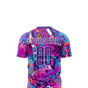 Custom Breathable Quick Dry 100% Polyester Crew Neck Short Sleeve Solid Soccer Uniform Sets Service Soccer - Product Image 6