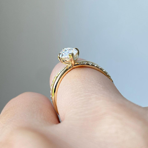 Anillo de Compromiso con Diamante Marquise, Engaste de Garras, 1.70 Quilates, Cultivado en Laboratorio, Anillo de Boda de 14k, Vermeil, Regalo de Aniversario - Product Image 4