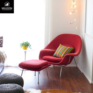 Uterus <strong>Chair</strong> Leisure Recliner Fiberglass Leisure Living Room Reception Hotel Model Room Simple Design Special-shaped Armchair - Product Image 1