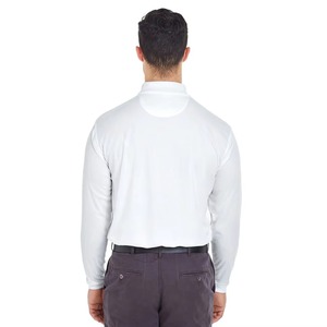 Nouvelle Arrivée Chemises à Manches Longues pour Hommes en Jersey Coton/Polyester Anti-Plis 250g Couleur Unie Coupe Ajustée Personnalisable Tricot Golf - Product Image 6
