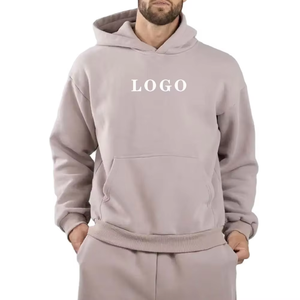 Survêtement pour homme en coton et polyester, délavé à l'acide, imprimé, personnalisable pour équipe, coupe ample, décontracté et tendance - Product Image 3