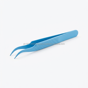 Handmade Professional Stainless Steel <b>Lash</b> Tweezers for Eyelash Extension Isolation and Volume Application - Product Image 1