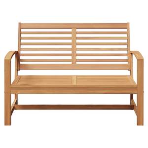 Banc de patio en teck massif 43,31 x 25,59 x 30,12 pouces couleur marron - Product Image 5