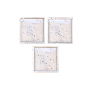 Greatest Quality White Marble Serving <b>Tray</b> With Square Shape Restaurant Tableware <b>Breakfast</b> <b>Tray</b> For Sale - Product Image 1