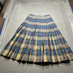 Jupes écossaises plissées en laine traditionnelle bleu-gris Cailean Tartan Clan pour femmes - Product Image 6