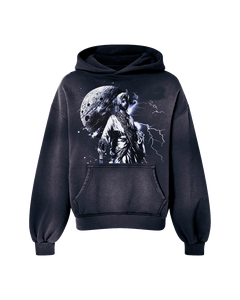 Sudadera con Capucha de Estilo Urbano Premium, Tejido de Algodón Grueso, Ropa Ecológica, Diseño Vintage con Impresión DTG - Product Image 1