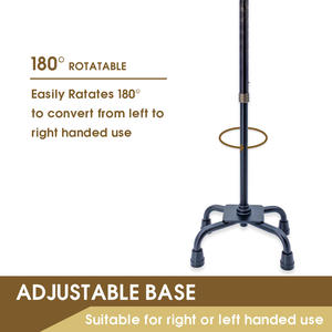 ไม้เท้าอะลูมิเนียมอัลลอยปรับความสูงได้110กก. สำหรับการผจญภัยกลางแจ้งช่วยเพิ่มความมั่นคงในการเดิน - Product Image 4