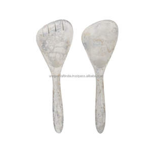 Juego de cucharas de resina seguras para alimentos al por mayor para servir y cocinar accesorios Organizadores de cocina para bodas - Product Image 5