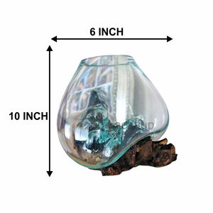 Aquarium en racine de teck - Product Image 4