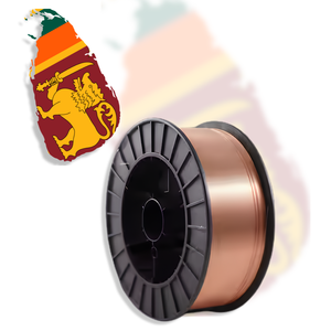 Alambre de soldadura MIG recubierto de cobre (AWS A5.18 ER70S-6) para el mercado de Sri Lanka: Soporte OEM ODM, empaque en bobina y tambor - Product Image 1