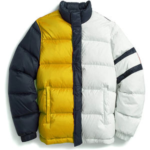 Blousons matelassés pour hommes 2026 – Personnalisation OEM, blocs de couleur, style streetwear, manteau long rembourré, vêtement d'extérieur d'hiver - Product Image 1