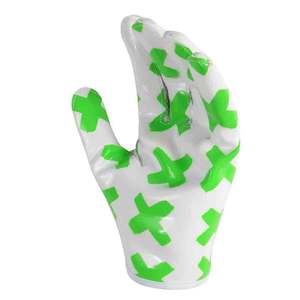 Guantes de Fútbol Americano Personalizados al por Mayor, Ligeros, Antideslizantes, Transpirables, con Dedos Completos y Correa Ajustable - Product Image 4