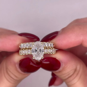Bridal Oval Cut Lab Grown Diamond Ring Bridal Oval Cut Lab Grown Diamond Ring for her - Product Image 1