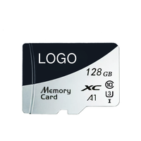 Carte mémoire TF OEM 32 Go 64 Go 128 Go A1 U3 Classe 10 Haute Vitesse Logo Personnalisé Vente en Gros Plastique Noir