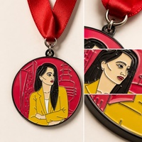 Maßgefertigter Emaille-Zinklegierung 3D-Anhänger Personalisiertes Logo Musik-Thema Souvenir-Geschenk für Werbeveranstaltungen & Großhandel