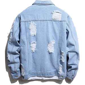 เสื้อแจ็คเก็ตยีนส์แขนยาวผู้ชายสไตล์ลำลอง ติดกระดุม ยี่ห้อ Solid Traders เหมาะสำหรับใส่ขับรถ เป็นมิตรต่อสิ่งแวดล้อม ระบายอากาศได้ดี สำหรับฤดูหนาว - Product Image 2