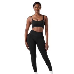 Soutien-gorge de sport sans coutures pour femme, avec bretelles, pour yoga, gym, entraînement, maintien extensible, design minimaliste, respirant, haut de sport actif - Product Image 4