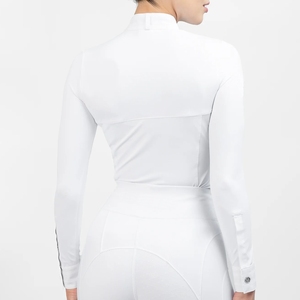 Chemise de compétition équestre de haute qualité, extensible dans 4 directions, en tissu technique doux au toucher, idéale pour la compétition et les spectacles. - Product Image 2