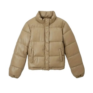 Chaquetas acolchadas de invierno con logotipo personalizado OEM para hombre, ropa de calle para hombre con cuello levantado, abrigo de invierno al por mayor - Product Image 1