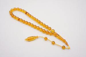 Rosario Islámico con Diseño de Ángel, Tasbih de Resina India Ecológico de Alta Calidad, 33 Cuentas, Empaquetado en Caja de Color - Product Image 4