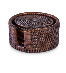 Manufacture Rattan Coaster Placemat Square Holder <b>Round</b> Coaster Table <b>Mats</b> and Coasters Table Place Coaster - Product Image 4