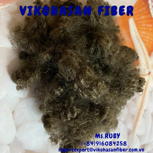 Venta Directa de Fábrica: Fibra de Silicona Hueca Reciclada 20D HS Marrón-A del Fabricante Vikohasan para Relleno de Juguetes, Almohadas, Sofás y Edredones - Product Image 3