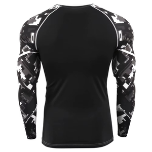 Services OEM ODM – Nouvelle collection de Rash Guards pour Hommes à Manches Longues en Spandex et Polyester Respirant, Coupe Ajustée, Tailles Adultes – En Vente - Product Image 4